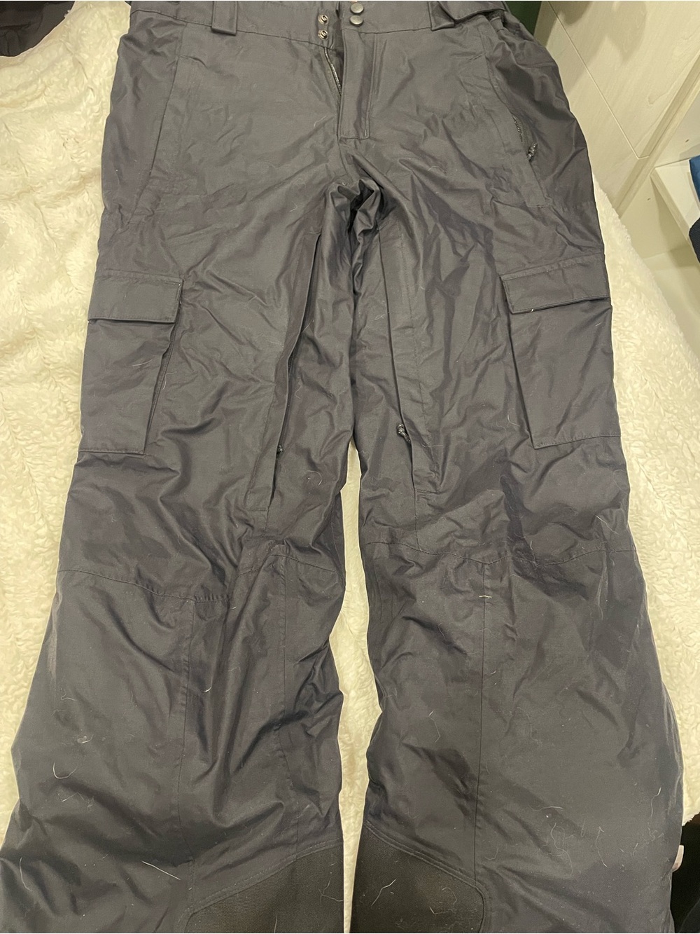 Columbia Men's Black Cargo Snow Pants